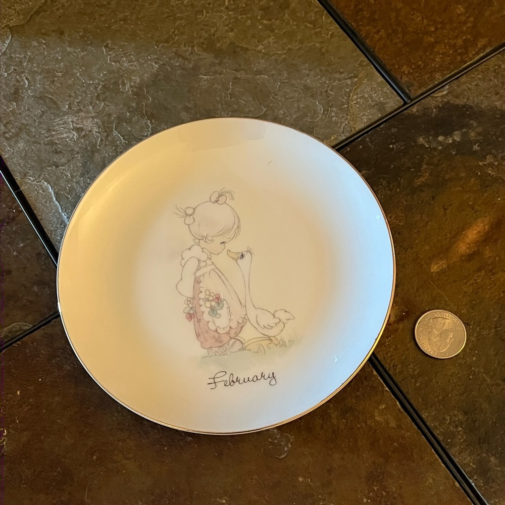 February precious moments Decorative Plate